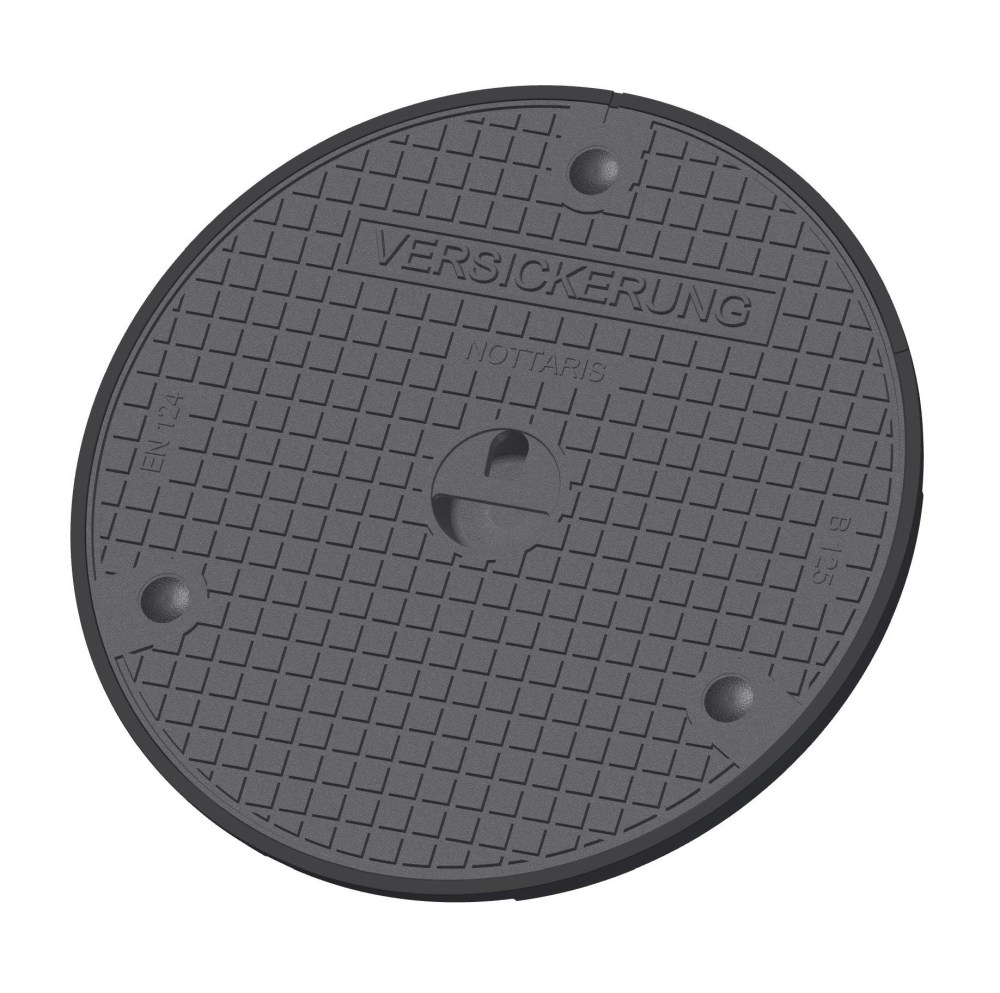 Gussdeckel voll 5 to, Fig.1055V-60-02, verschliessbar