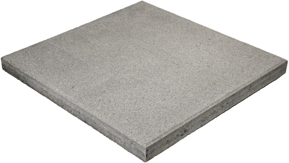 PARADISO Gehwegplatte imprägniert, argento, gestrahlt, gefast