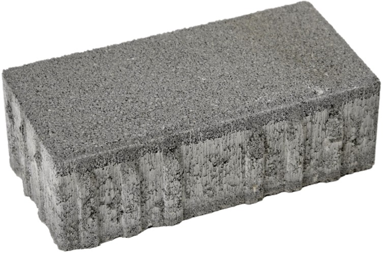 CARENA Pflasterstein mit Nockenverbund, grau, glatt, gefast
