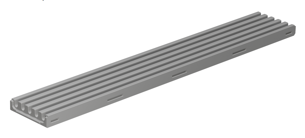 BG-FILCOTEN parkline B150, H=35 mm, SW12,5 mm