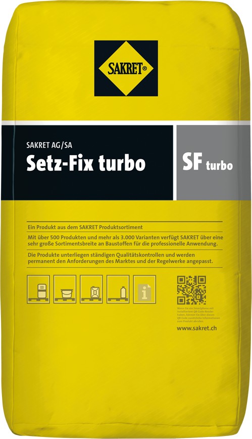 Sakret Setz-Fix Turbo à 25 kg