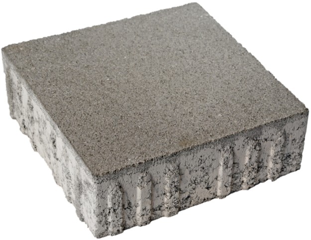 CARENA Pflasterstein mit Nockenverbund, grau, glatt, vollkantig