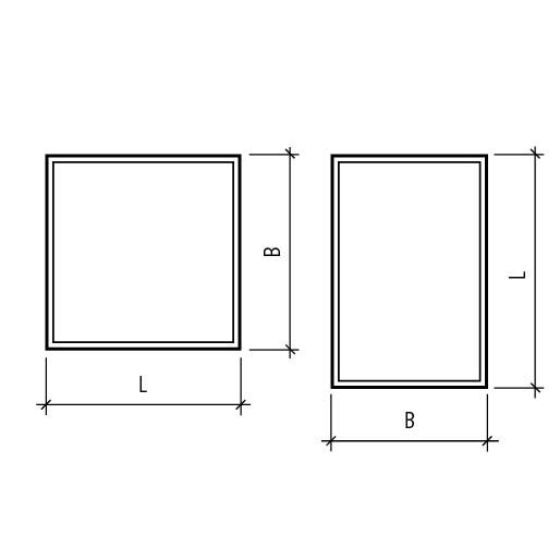 GLORIA Gehwegplatte, ROSA, gestrahlt, gefast