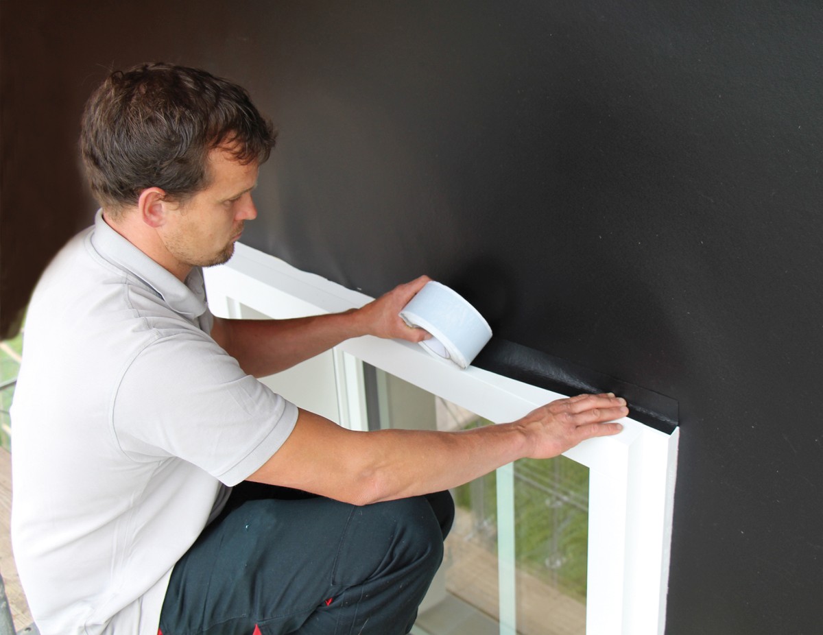 Albert Winaco black Klebeband schwarz