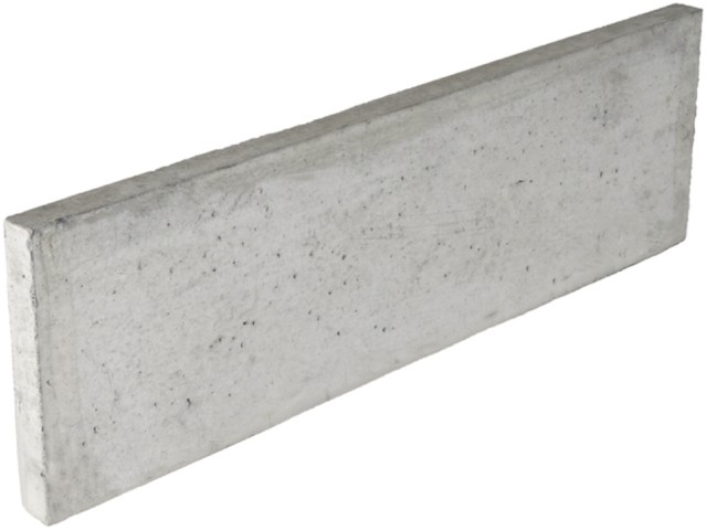 Betonbrett gegossen, leicht bewehrt, grau, glatt, vollkantig