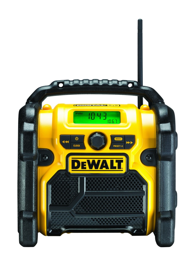 DeWALT Akku- und Netz-Radio fuer 10,8 - 18V    