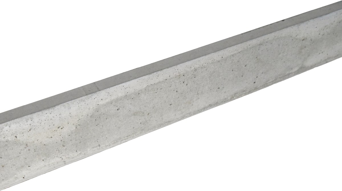 Betonbrett gegossen, leicht bewehrt, grau, glatt, vollkantig