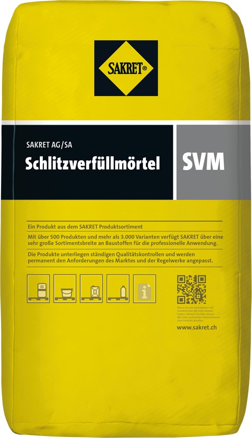 Sakret-Schlitzverfüll/Reparaturmörtel à 25 kg